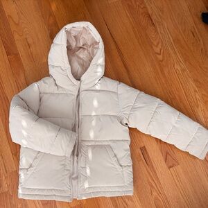 Mango Kids cream  Puffer Jacket